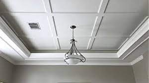 Easy Diy Coffered Ceiling Simple Low