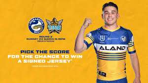 The eels opened their 2020 campaign with a win over the bulldogs but had to fight every inch of the way and will be looking to improve in a few areas against the titans. Parramatta Eels On Twitter Pick The Score Titans V Eels Round Two Pick The Upcoming Score For The Chance To Win A 2020 Parramatta Eels Signed Jersey Details Https T Co Jwftjiqghs Parradise