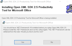 How To Install Openxml Sdk Productivity Tool 2 5 On Windows