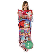 Add to favorites book filled christmas stocking with 2 or 3 books and 10 treats. Giant Filled Christmas Stocking 48 From American Carnival Mart