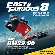 'fast and furious 8' will be released in april 2017. Fast Furious 8 Merchandise Promotion At Kl Sogo Loopme Malaysia