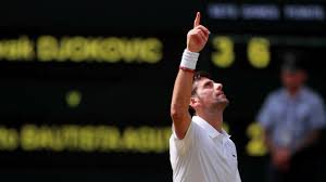 Novak djokovic defeats roger federer in a 5 set thriller lasting 4 hours and 57 minutes, the longest final in wimbledon history. Wimbledon 2019 Novak Djokovic Steht Im Finale Gegen Federer Oder Nadal