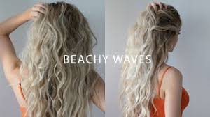Something in me feels different now. How To Beach Waves With Flat Iron Hair Tutorial Youtube