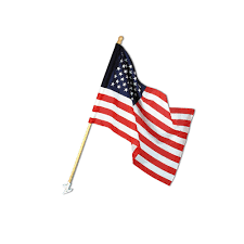 american flag banner kit 2 pc pole