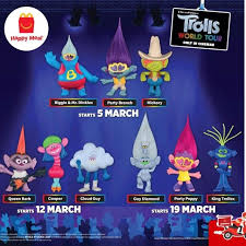 Mcdonald's hasbro gaming happy meal toys january 2021.there are 8 mini hasbro gaming classic game boards to collect: Ready Stocks Mcdonald S Happy Meal Toys Trolls World Tour Shopee Malaysia