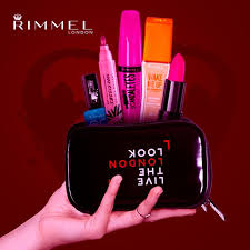 rimmel makeup bag pouch live the london
