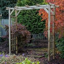 Wooden Garden Pergola Arch