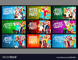 office party banner set