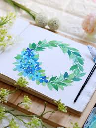 Step By Step Fl Watercolor Wreath