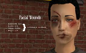mod the sims four layerable wounds
