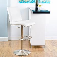 Fogo White Adjustable Stool El Dorado