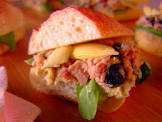 artichoke and tuna panini with garbanzo bean spread