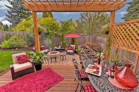Fire Pit Water Feature Pergola