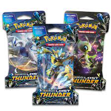 Buy Pokemon TCG: Sun & Moon Lost Thunder, 3 Blistered Booster Pack  Containing 10 Cardsper Pack with Over 210 New Cards to Collect Online at  Low Prices in India - Amazon.in