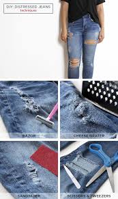 Diy distressed (bleached) flannel tutorial. Diy Distressed T Shirt And Jeans Aejeans