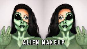 alien makeup tutorial halloween 2020