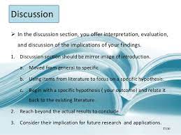 For example, one of your graphs may show a distinct trend, but not once writing the discussion section is complete, you can move onto the next stage, wrapping up the paper with a focused conclusion. How To Write The Discussion Section Of A Research Paper Apa Ee Related Questions