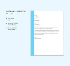 11 board resignation letters sle