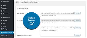 one favicon to add more to wordpress