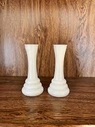 Randall White Milk Glass 6 Inch Vase