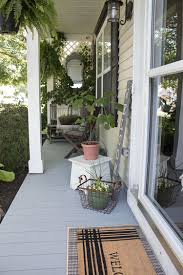 porch floor with concrete paint