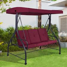 Angeles Home 3 Person Metal Outdoor