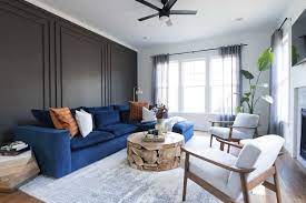 23 blue and gray living room ideas