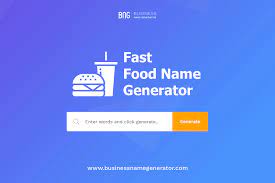 We asked four of our branding experts to come up with ideas for food business names. Fast Food Business Name Generator Instant Availability Check