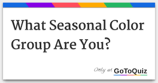 what seasonal color group are you