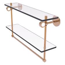 Double Glass Vanity Shelf