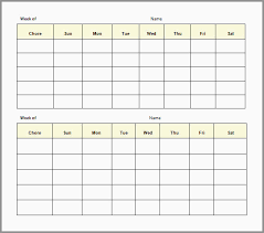 Roommate Chore Chart Template Simple Template Design