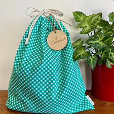 reusable fabric gift bag zero waste