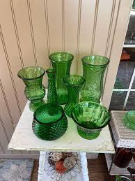 Emerald Green Glass Bud Vase All Others
