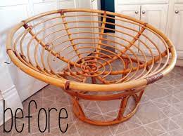 See more ideas about swinging chair, hanging papasan chair, papasan chair. Turn Your Old Papasan Into A Canopy Reading Nook Reality Day Dream