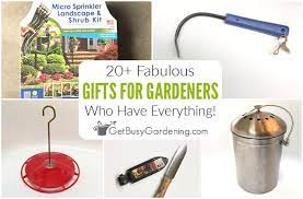 20 fabulous gifts for the gardener who
