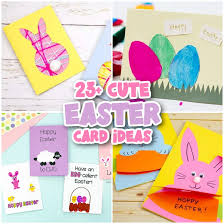 homemade easter card ideas messy