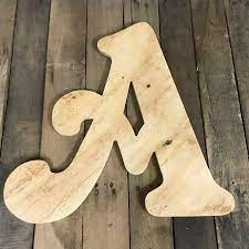 Wood Pine Letters Large Wooden Letters