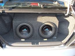 secure my subwoofer box in my trunk