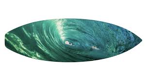 Green Room Surfboard Art Sandy S