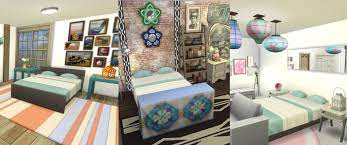 stylish bedroom in the sims 4