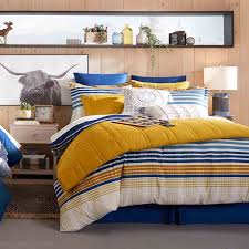Yellow Plaid Comforter Set