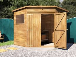 8x8 Dads Wooden Corner Shed From Shed