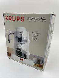 Ending thursday at 7:48pm pst. Krups Espresso Cappuccino Maker Mini 963 4 Cup White Switzerland For Sale Online Ebay