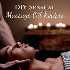 Essential oil sensual massage recipe