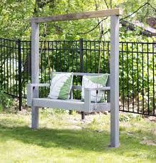 How to Build a Porch Swing Stand & How to Hang a Porch Swing -