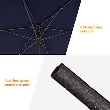 Patio Umbrellas With Solar Lights