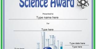 Science Award Certificate Mwb Online Co