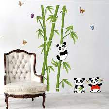 Panda Bamboo Wall Decalpanda Wall