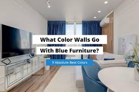 color walls goes with blue furniture