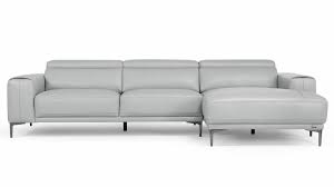 rousso leather sectional sofa with